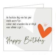 Wenskaart Happy Birthday - Mail-Box E949